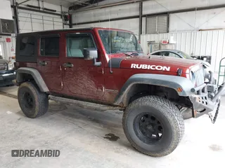 2008 Jeep Wrangler Rubicon z VIN 1J8GA69178L630840, wystawiony jako IAAI lot #42483010 z przebiegiem 145 196 mil mil oraz . Historia ofert i sprzedaży dostępna na DreamBid. Obrazek 1.