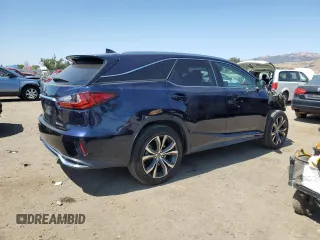 2020 Lexus RX 350L with VIN JTJHZKFA1L2021675, listed as a Copart auction lot 62547055 with 86,461 mi miles and Salvage title. Bid and sale history available at DreamBid. Image 3.