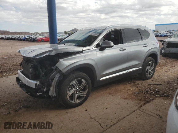 2022 Hyundai Santa Fe SEL with VIN 5NMS2DAJ8NH450990, listed as a Copart auction lot 48515085 with 49,737 mi miles and Salvage Title. Bid and sale history available at carsss.com. Image 1.