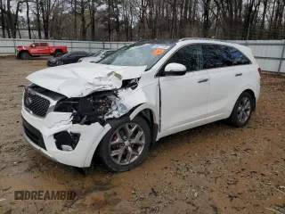 2016 Kia Sorento SX z VIN 5XYPK4A50GG171877, wystawiony jako Copart lot #45271135 z przebiegiem Nie podano mil oraz Szkoda całkowita • Salvage title. Historia ofert i sprzedaży dostępna na DreamBid. Obrazek 1.
