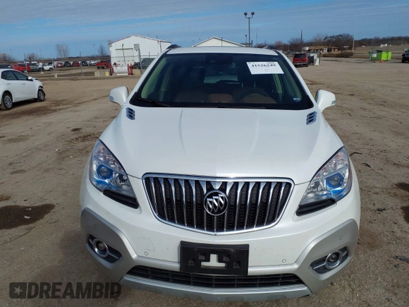 2016 Buick Encore Premium with VIN KL4CJDSB3GB607132, listed as a IAAI auction lot 41526249 with 50,617 mi miles and . Bid and sale history available at carsss.com. Image 12.