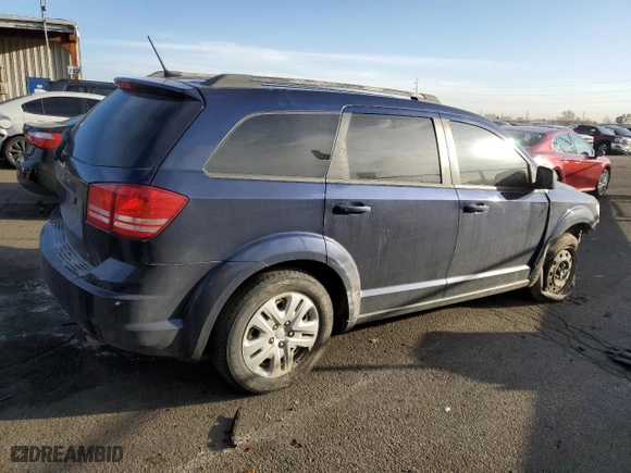 2017 Dodge Journey SE with VIN 3C4PDCAB0HT708445, listed as a Copart auction lot 48594945 with 204,838 mi miles and Salvage Title. Bid and sale history available at carsss.com. Image 3.