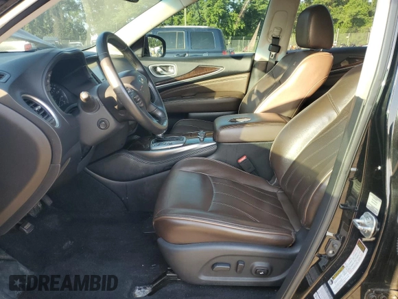 2014 Infiniti QX60 with VIN 5N1AL0MM2EC537303, listed as a Copart auction lot 62065715 with Not provided miles and Clean title. Bid and sale history available at DreamBid. Image 7.