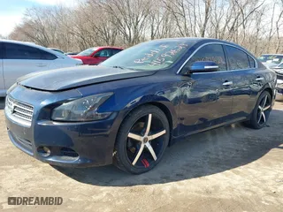 2009 Nissan Maxima 3.5 S with VIN 1N4AA51EX9C832326, listed as a IAAI auction lot 41592523 with 172,599 mi miles. Bid and sale history available at carsss.com. Image 2.