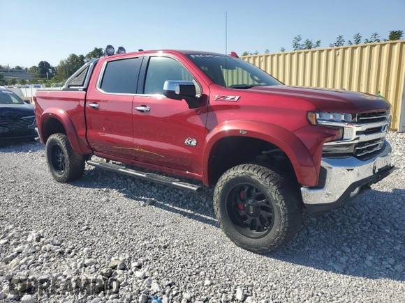 2020 Chevrolet Silverado 1500 LTZ with VIN 1GCUYGEL6LZ104384, listed as a Copart auction lot 74450304 with 76,305 mi miles and Salvage Title. Bid and sale history available at DreamBid. Image 4.