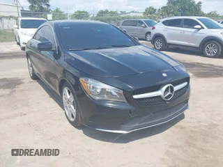 2017 Mercedes-Benz CLA with VIN WDDSJ4EB3HN451662, listed as a IAAI auction lot 42209644 with 194,108 mi miles. Bid and sale history available at carsss.com. Image 1.