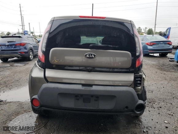 2016 Kia Soul with VIN KNDJN2A21G7357402, listed as a Copart auction lot 52111415 with 156,028 mi miles and Salvage Title. Bid and sale history available at carsss.com. Image 6.