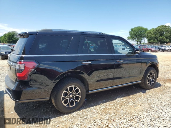 2018 Ford Expedition Limited with VIN 1FMJU1KTXJEA60213, listed as a Copart auction lot 55726335 with 124,852 mi miles and Salvage title. Bid and sale history available at DreamBid. Image 3.