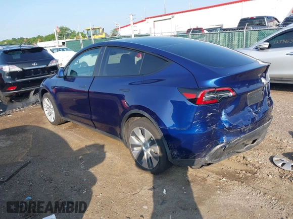 2023 Tesla Model Y Long Range with VIN 7SAYGDEE0PF671726, listed as a IAAI auction lot 42393616 with Not provided miles and . Bid and sale history available at DreamBid. Image 3.