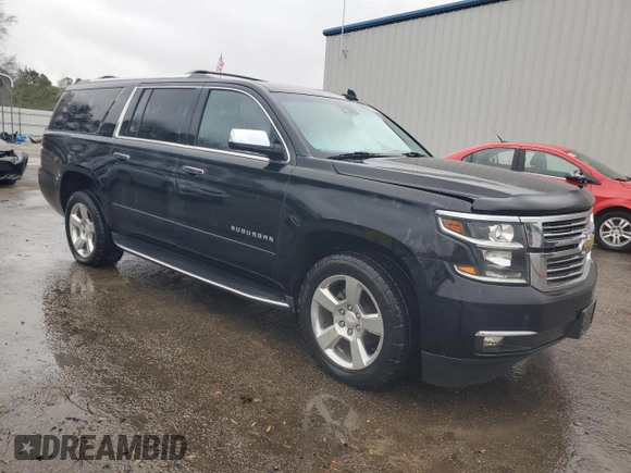 2017 Chevrolet Suburban Premier with VIN 1GNSCJKCXHR177327, listed as a Copart auction lot 45351205 with Not provided miles and Non repairable. Bid and sale history available at DreamBid. Image 4.