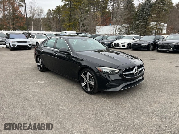 2022 Mercedes-Benz C 300 with VIN W1KAF4GBXNR020430, listed as a Copart auction lot 48009055 with 82,657 mi miles and Clean Title. Bid and sale history available at DreamBid. Image 1.