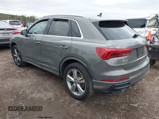 2020 Audi Q3 S line Premium with VIN WA1DECF34L1046543, listed as a IAAI auction lot 41715612 with 71,816 mi miles. Bid and sale history available at carsss.com. Image 3.