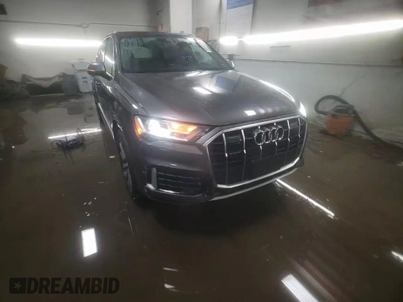 2022 Audi Q7 Premium Plus with VIN WA1LJBF74ND007229, listed as a Copart auction lot 88973875 with 18,304 mi miles and Salvage title. Bid and sale history available at DreamBid. Image 13.
