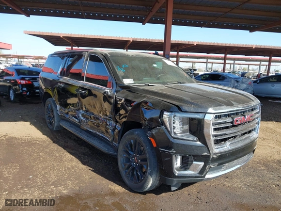 2024 GMC Yukon XL SLT with VIN 1GKS2GKD2RR157523, listed as a IAAI auction lot 41600219 with 52,444 mi miles. Bid and sale history available at carsss.com. Image 1.