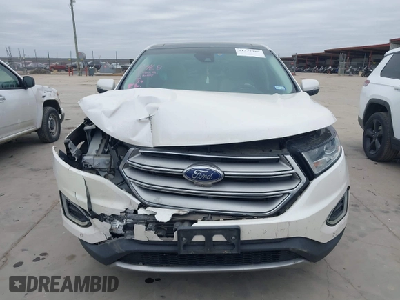 2016 Ford Edge Titanium with VIN 2FMPK3K83GBB51691, listed as a IAAI auction lot 41377380 with 145,839 mi miles. Bid and sale history available at carsss.com. Image 13.