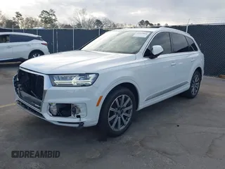 2018 Audi Q7 Premium Plus with VIN WA1LHAF71JD031195, listed as a IAAI auction lot 41219666 with 63,641 mi miles. Bid and sale history available at carsss.com. Image 2.