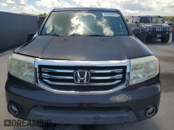 2013 Honda Pilot EX-L with VIN 5FNYF3H54DB041757, listed as a Copart auction lot 61224875 with 144,659 mi miles and Salvage title. Bid and sale history available at DreamBid. Image 5.