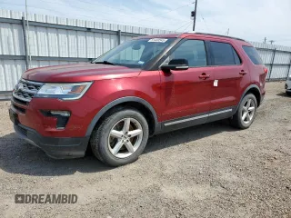 2018 Ford Explorer XLT z VIN 1FM5K7D84JGC05611, wystawiony jako Copart lot #51480545 z przebiegiem 87 060 mil mil oraz Szkody całkowita. Historia ofert i sprzedaży dostępna na DreamBid. Obrazek 1.