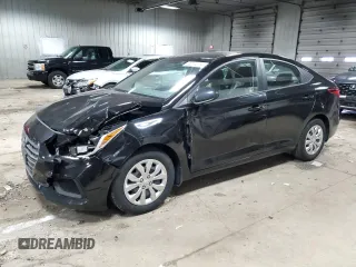 2018 Hyundai Accent SE with VIN 3KPC24A3XJE022314, listed as a Copart auction lot 50174735 with 101,074 mi miles and Salvage Title. Bid and sale history available at carsss.com. Image 1.