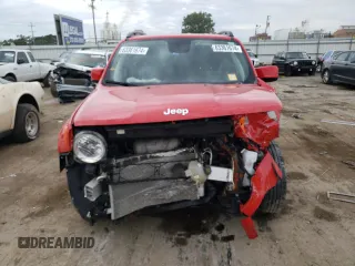 2018 Jeep Renegade Latitude with VIN ZACCJABBXJPJ15549, listed as a Copart auction lot 63361674 with 75,809 mi miles and Non repairable. Bid and sale history available at DreamBid. Image 5.