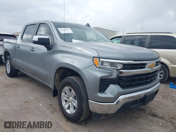 2025 Chevrolet Silverado 1500 LT with VIN 1GCPACED7SZ113872, listed as a IAAI auction lot 41526272 with 8,350 mi miles and . Bid and sale history available at DreamBid. Image 1.
