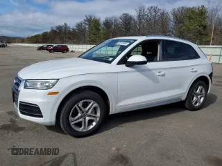 2018 Audi Q5 Premium with VIN WA1ANAFYXJ2228483, listed as a Copart auction lot 53112005 with 45,651 mi miles and Salvage Title. Bid and sale history available at DreamBid. Image 1.