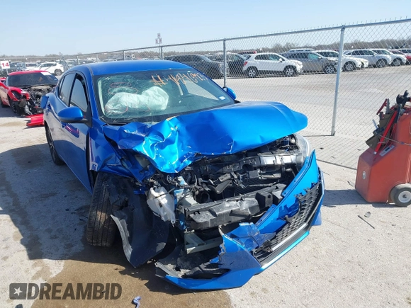 2021 Nissan Sentra SV with VIN 3N1AB8CV9MY318282, listed as a IAAI auction lot 41846923 with 47,380 mi miles and . Bid and sale history available at DreamBid. Image 6.