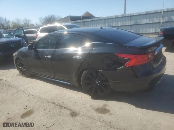 2017 Nissan Maxima SR with VIN 1N4AA6AP1HC405025, listed as a Copart auction lot 52280905 with 79,454 mi miles and Salvage Title. Bid and sale history available at carsss.com. Image 2.