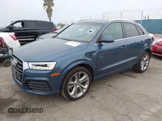 2016 Audi Q3 Prestige z VIN WA1GFCFS9GR023638, wystawiony jako IAAI lot #42028329 z przebiegiem 146 422 mil mil oraz . Historia ofert i sprzedaży dostępna na DreamBid. Obrazek 2.