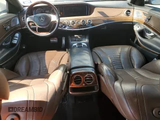 2015 Mercedes-Benz S 550 with VIN WDDUG8CB5FA074757, listed as a Copart auction lot 46002355 with 114,888 mi miles and Salvage Title. Bid and sale history available at carsss.com. Image 8.