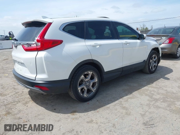 2019 Honda CR-V EX-L with VIN 7FARW1H8XKE030010, listed as a IAAI auction lot 42086790 with 65,663 mi miles. Bid and sale history available at carsss.com. Image 4.
