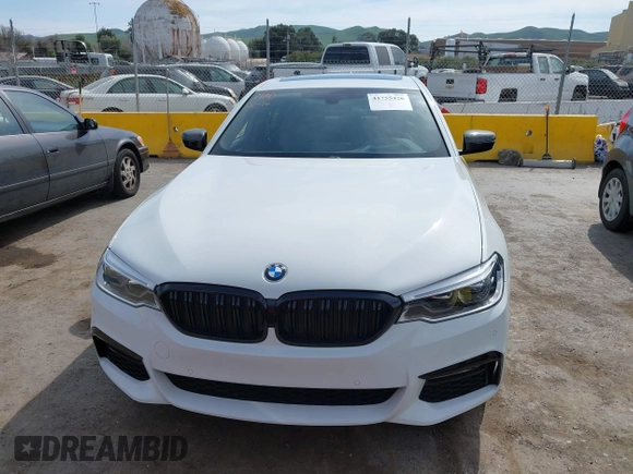 2017 BMW 5 Series 540i with VIN WBAJE5C33HG914686, listed as a IAAI auction lot 41755426 with 62,396 mi miles and . Bid and sale history available at carsss.com. Image 13.