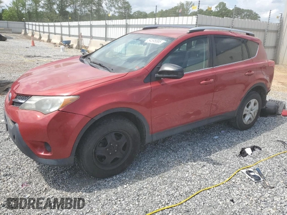 2013 Toyota RAV4 LE with VIN 2T3BFREV3DW047640, listed as a Copart auction lot 54595895 with 184,084 mi miles and Salvage title. Bid and sale history available at DreamBid. Image 1.