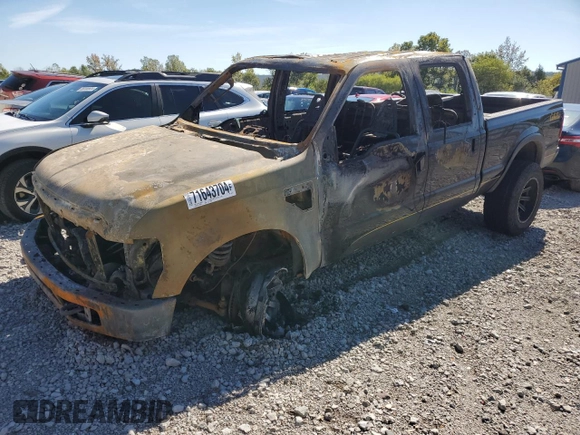 2010 Ford F-250 XL with VIN 1FTSW2BR4AEA44005, listed as a Copart auction lot 71643704 with Not provided miles and Non repairable. Bid and sale history available at DreamBid. Image 1.