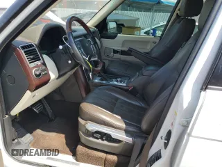 2012 Land Rover Range Rover SC Autobiography with VIN SALMP1E48CA384650, listed as a Copart auction lot 63293455 with 152,666 mi miles and Salvage title. Bid and sale history available at DreamBid. Image 7.