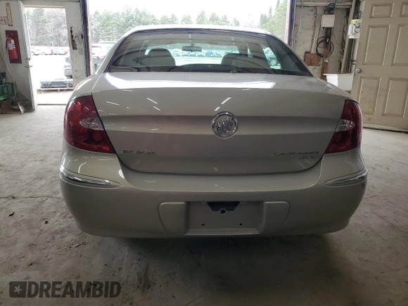 2008 Buick LaCrosse CXL with VIN 2G4WD582381237370, listed as a Copart auction lot 53646555 with 53,295 mi miles and Salvage Title. Bid and sale history available at carsss.com. Image 6.