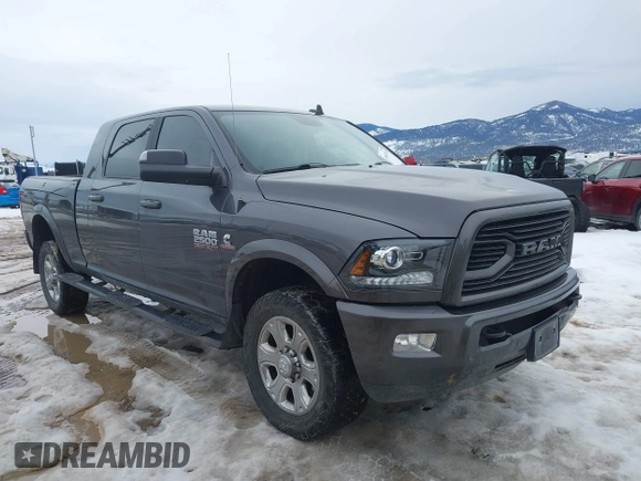 2018 Ram 2500 Laramie with VIN 3C6UR5NLXJG285897, listed as a IAAI auction lot 41644704 with 93,320 mi miles. Bid and sale history available at carsss.com. Image 1.