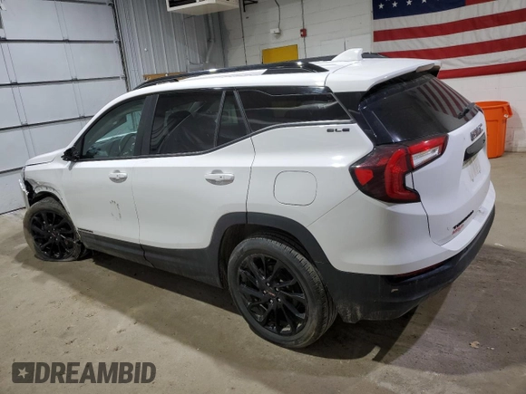 2024 GMC Terrain SLE z VIN 3GKALMEG7RL141287, wystawiony jako Copart lot #51591125 z przebiegiem 25 241 mil mil oraz Szkoda całkowita • Salvage title. Historia ofert i sprzedaży dostępna na DreamBid. Obrazek 2.
