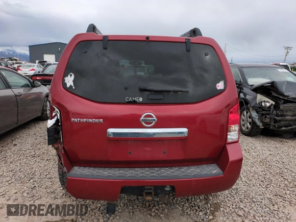 2012 Nissan Pathfinder LE z VIN 5N1AR1NB8CC620121, wystawiony jako Copart lot #49043395 z przebiegiem 179 919 mil mil oraz Szkoda całkowita • Salvage title. Historia ofert i sprzedaży dostępna na DreamBid. Obrazek 6.