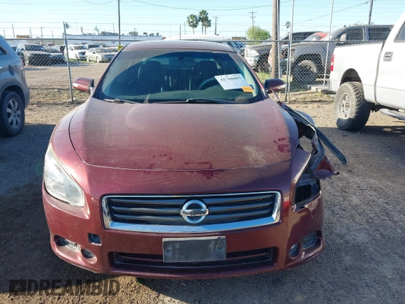 2013 Nissan Maxima S with VIN 1N4AA5AP7DC807233, listed as a IAAI auction lot 41760607 with 163,599 mi miles and . Bid and sale history available at DreamBid. Image 13.