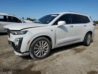 2020 Cadillac XT6 FWD Premium Luxury with VIN 1GYKPCRS7LZ175396, listed as a Copart auction lot 42417025 with 43,403 mi miles and Salvage Title. Bid and sale history available at carsss.com. Image 1.
