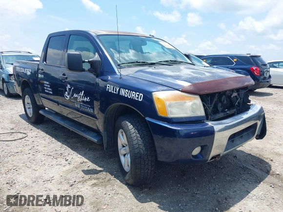 2010 Nissan Titan Pro-4X with VIN 1N6BA0EC2AN313626, listed as a IAAI auction lot 42441316 with 177,823 mi miles and . Bid and sale history available at DreamBid. Image 1.