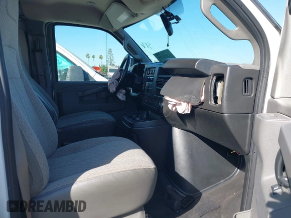 2023 Chevrolet Express Cargo with VIN 1GCWGAFP9P1211380, listed as a IAAI auction lot 42654475 with 58,429 mi miles and . Bid and sale history available at DreamBid. Image 5.