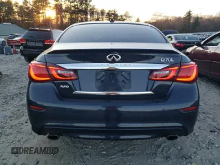 2017 Infiniti Q70 3.7 with VIN JN1BY1PR8HM210249, listed as a Copart auction lot 81218354 with 161,419 mi miles and Salvage title. Bid and sale history available at DreamBid. Image 6.