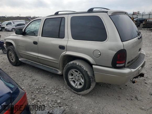 2001 Dodge Durango with VIN 1B4HS28Z71F564624, listed as a Copart auction lot 51614775 with 170,847 mi miles and Clean title. Bid and sale history available at DreamBid. Image 2.