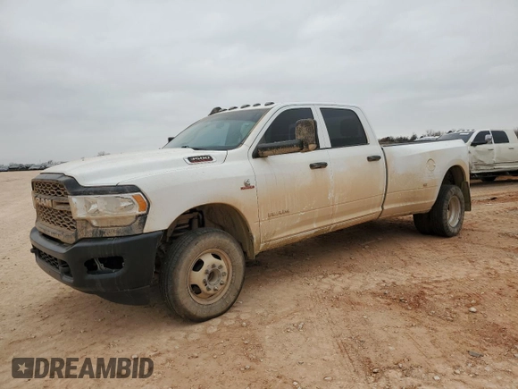 2020 Ram 3500 Tradesman with VIN 3C63RRGL0LG254886, listed as a Copart auction lot 43799485 with 121,155 mi miles and Salvage Title. Bid and sale history available at carsss.com. Image 1.