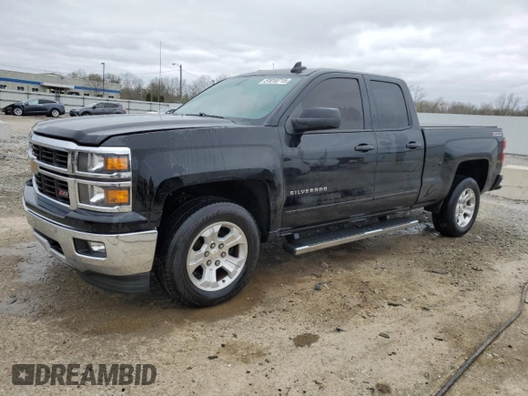 2015 Chevrolet Silverado 1500 LT with VIN 1GCVKREC1FZ252786, listed as a Copart auction lot 51010715 with 153,515 mi miles and Non Repairable. Bid and sale history available at DreamBid. Image 1.