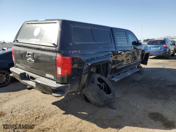 2018 Chevrolet Silverado 1500 High Country with VIN 3GCUKTECXJG184974, listed as a Copart auction lot 48177035 with 91,716 mi miles and Salvage Title. Bid and sale history available at carsss.com. Image 3.