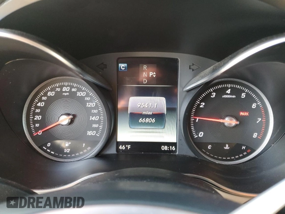 2018 Mercedes-Benz C with VIN 55SWF4JB6JU265829, listed as a Copart auction lot 48413495 with 66,806 mi miles and Salvage Title. Bid and sale history available at carsss.com. Image 9.