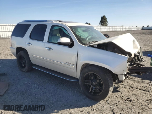 2011 GMC Yukon Denali with VIN 1GKS2EEF9BR384327, listed as a Copart auction lot 73546994 with 175,114 mi miles and Salvage Title. Bid and sale history available at carsss.com. Image 4.